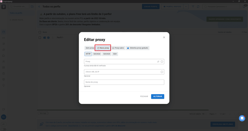 Novo proxy